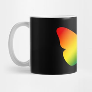 Pride Flag Butterfly | Gay Pride | LGBT Pride | Pride Flag Colors Gradient | Cute Mug